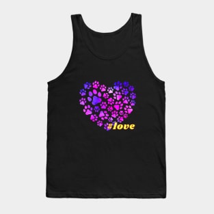 love my dog is my valentine Tank Top